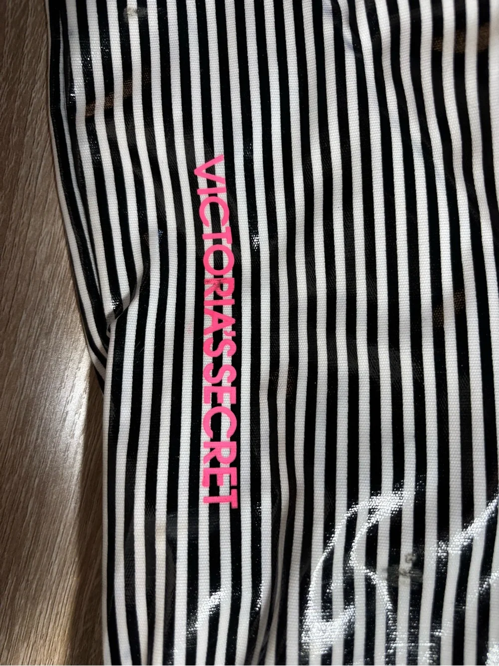 Victorias Secret vinyl striped